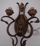 Feiss WB1281ATS Sonoma Valley 2-LIGHT Wall Sconce Aged Tortoise Shell Frame Only. Fixed Price $10.00.