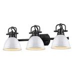 Golden Lighting 3602-BA3-BLK Duncan 25"W Bathroom Vanity White. Fixed Price $118.99.