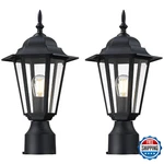 Yaokuem Outdoor Post Light E26 Base 60W Max Aluminum Housing Pole Lantern. Fixed Price $61.48.