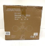 Jonathan Y Olivier 23.5 In. 3-LIGHT Brass Gold Frosted Glass Semi Flush Mount. Fixed Price $56.99.