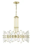 Crystorama Lighting Group BOL-8888 Bolton 25"W Crystal Brass. Fixed Price $2078.40.