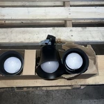 Hampton Bay Track Head Flared Integrated Led Black 817740 Lot Of 3. Fixed Price $18.99.