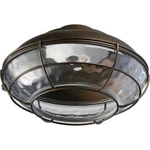 Quorum Hudson Light Outdoor Flush Mount, Oiled Bronze 1375-886. Fixed Price $124.00.