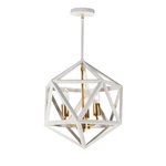 Dainolite Archello Light Chandelier, White/vintage Bronze ARC-143C-WH-VB. Fixed Price $188.00.
