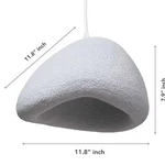 Bamodi Wabi-sabi Gray Pendant Light 11.8IN Hardwired Wall Switch BAMO-000203. Fixed Price $50.00.