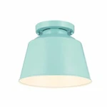 Feiss SF314SHBL Freemont - Light Semi Flush Mount In Hi Gloss Blue. Fixed Price $96.02.