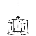 Quorum 646-5-69 Five Light Nook Olympus Noir Pendant. Fixed Price $391.50.