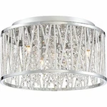 Quoizel PCCC1614C 4-LIGHT Platinum Crystal Cove Flush Mount Polished Chrome. Fixed Price $319.99.