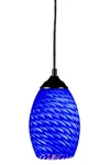 Jazz 1-LIGHT Mini Pendant Sand Black. Fixed Price $98.00.
