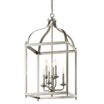 Kichler 42568 Nickel Larkin 6-LIGHT 18"W Chandelier. Fixed Price $431.99.