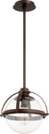 Quorum 88-13-86 Contemporary Modern One Light Pendant Bronze/dark Finish,. Fixed Price $219.92.