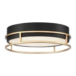Eurofase Grafice Small Led Flushount, Gold/frosted 39315-014. Fixed Price $158.40.