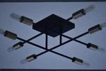 Bromi Design Halton Light Flush Mount Ceiling Fixture W Bulbs B6802BGB. Fixed Price $25.79.