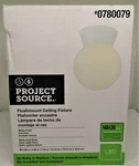 Project Source 5.98" Led Flush Mount Ceiling Fixture, Matte White Nib.. Fixed Price $21.95.