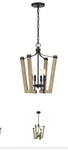 Quoizel PLN5204WT- PLAINS-4 Light-western Bronze -pendant Light-modern Farmhouse. Fixed Price $100.00.