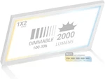 1X2 Ft Dimmable Led Flat Panel Light, 5CCT, 2000LM, 1" Thin. Fixed Price $116.99.
