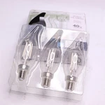 (3-PK) Feit Electric Candelabra Filament Clear Glass Chandelier Led Light Bulb. Fixed Price $7.49.