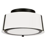 Crystorama Fulton 2-LIGHT 12" Ceiling Matte Black. Fixed Price $348.00.