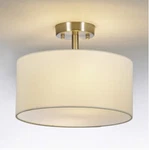 Cotulin 13 In. 2-LIGHT Brushed Nickel/white Semi Flush Mount Ceiling. Fixed Price $99.99.