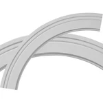 Ekena Millwork CR29MO 3/4"OD X 23 3/4"ID 3"W 3/8"P Monique Ceiling Ring. Fixed Price $19.69.