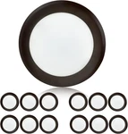 12PACK Dimmable 6" Bronze Led Ceiling Lights, 15W Cool White, Etl Listed. Fixed Price $126.99.