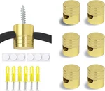 Gvoree Matte Gold Swag Hook For Chandelier Ceiling Lights Cable 6 Packmodern,.... Fixed Price $24.79.