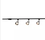 Hampton Bay Flared Brushed Nickel 3-LIGHT Integrated Led Linear Track Lighting. Fixed Price $49.95.
