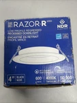Ndr Razor Ultra Thin Recessed Downlight Black 50,000 Hours RZR-410-9W-4K-BLK. Fixed Price $10.00.