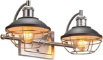 Jinzo 2-LIGHT Wall Sconce Modern Industrial Farmhouse Bathroom Vanity Cage. Fixed Price $32.76.