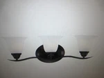 Volume Lighting Trinidad 3-LIGHT Indoor Antique Bronze Bath Vanity Wall Mount. Fixed Price $37.75.
