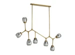 Arteriors Smyth 7 Light 66" Wide Linear Chandelier 89313 Antique Brass. Fixed Price $3249.50.