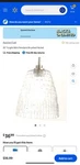 Kichler Brushed Nickel Mini Pendant Light. Fixed Price $24.99.
