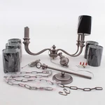 Jeremiah Lighting 28526-AN Willow Park Single Tier 6LT Chandelier Antique Nickel. Fixed Price $265.99.