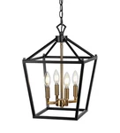 Jonathan Y 12" Oil Rubbed Bronze/brass Gold Lantern Pendant 1LIGHT. Fixed Price $116.00.