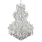 Elegant Theresa 61 Light 54" Royal Cut Chandelier, Chrome 2800G54C-RC. Fixed Price $7422.00.