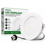 10PK X Accl 6" Led Retrofit Recessed Downlight 12W 2700K 820LM Trim E26 Adapter. Fixed Price $125.99.