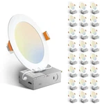 Freelicht 24 Pack 4" Led Recessed Lighting, 5CCT 1. Fixed Price $55.00.