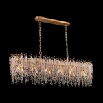 Allegri Fuji 12 60" Island Light, Brass/gold/firenze 040561-062-FR008. Fixed Price $4235.55.