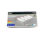 Commercial Electric Ultra Slim Integrated Led 4" Canless Recessed Light (4-PACK). Fixed Price $39.88.