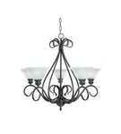 Savoy House Sequoia Chandelier New Bronze Finish 1202-5-67 28"D 5LT. Fixed Price $269.00.