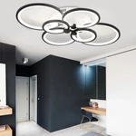 6 Heads Modern Led Chandelier Acrylic Pendant Lamp Ceiling Light Fixture Black. Fixed Price $62.75.