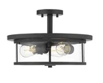 Z-lite 462SF16-BRZ Bronze Semi Flush Mount Ceiling Light Open Box. Fixed Price $119.99.