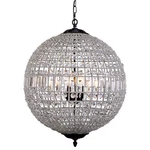 Elegant Lighting 1205D24DB/RC Olivia Pendant Dark Bronze. Fixed Price $1024.00.