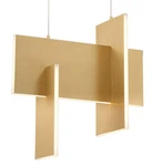 Eurofase Lighting 37346-010 Coburg 20"W Led Chandelier Painting Bronze. Fixed Price $1485.00.