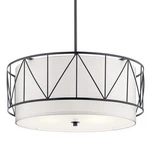 Kichler 52072 Birkleigh 24"W Drum Chandelier - Black. Fixed Price $415.99.