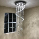 Elegance Spiral Chandelier For Dining Area, Modern Swirl Raindrop .... Fixed Price $103.05.