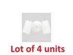 Lot Of 4 White Indoor Lighting Accent Spot Lights Progress P2957-30. Fixed Price $59.00.