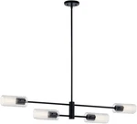 Kichler 52681 Velestino 4 Light 6"W Linear Chandelier - Black. Fixed Price $507.99.