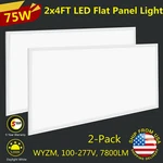 Wyzm 2X4FT Led Slim Flat Panel Recessed Drop Ceiling Light Home Shop Warehouse. Fixed Price $925.00.