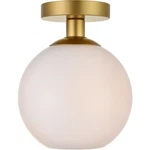 Living District LD2205BR Baxter 1 Light 7.9 Inch Brass Flush Mount Ceiling. Fixed Price $74.00.